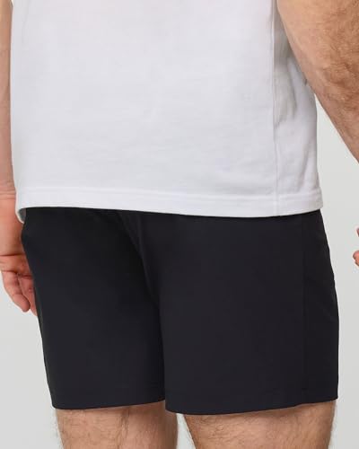 INTO THE AM Men's Daily Shorts 7" & 9" Inseam - Dry Fit Stretch Chino Flat Front Tech Golf Shorts2