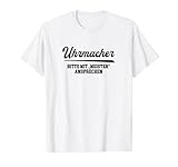 Herren Uhrmachermeister Prüfung Abschluss Schule Uhrmacher Meister T-Shirt