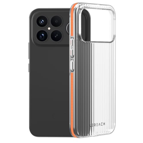 Coque Xiaomi Redmi K90 Pro Max orange mate à rayures