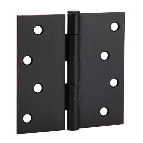 3 Pack Goldenwarm Interior And Exterior Door Hinges Oil Rubbed Bronze Door Hinges 4 Inch X 4 Inch Door Hinges With Square Corners #TOP5