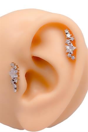 316L Paslanmaz Çelik Samanyolu Piercing