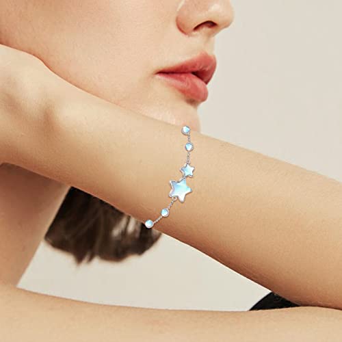 CRMAD 925 Sterling Silver Bracelet for Women Cat/Dragonfly/Ladybug/Star/Hummingbird/Orca/Scottish/Moonstone Bracelet Irish Jewelry2