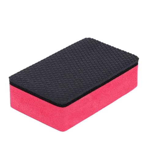 Éponge de lavage de voitures - 3.35x2.17x1.06in Bloc de boue volcanique rouge, coussinet de détail automobile, outil d'élimination des contaminants, Nettoyer de préparation à la peinture pour l'efface