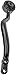 Dorman 522-843 Front Driver Side Lower Rearward Suspension Control Arm Compatible with Select Lexus Models