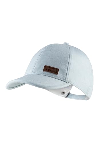 Sterntaler Basecap Jeans - Jungen Baseball Cap mit Metallschließe zur Größenregulierung - Sommer Basecap in Denim Optik - Sportive Baby und Kinder Schirmkappe, UV-Schutz 50+, helltürkis, Größe 53