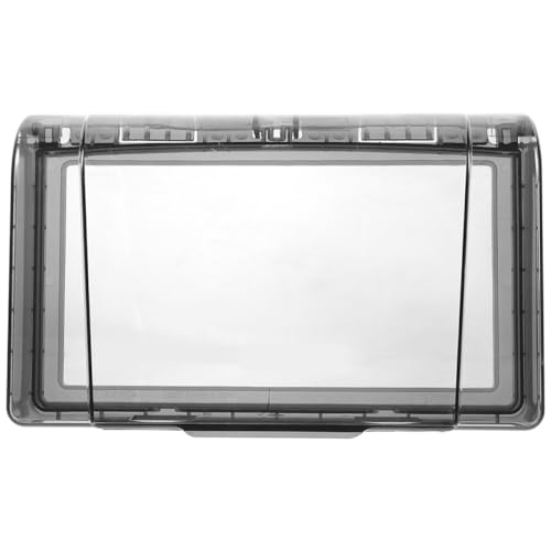 SAFIGLE Ultra Thin Self-Adhesive Dustproof Wall Outlet Cover Plastic Socket Protector for Bathroom and Outdoor Use