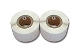  2x vhbw Cinta de etiquetas 28x89mm para Dymo Labelwriter LW400 Turbo, LW450, LW450 Duo, LW450 Twin Turbo por 99010.
