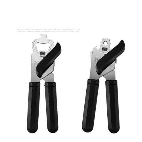 Apriscatole per anziani | Apriscatole manuale in acciaio | Apriscatole di birra – per per anziani e donne per la casa per bevande di soda birra e varie bevande - immagine 5