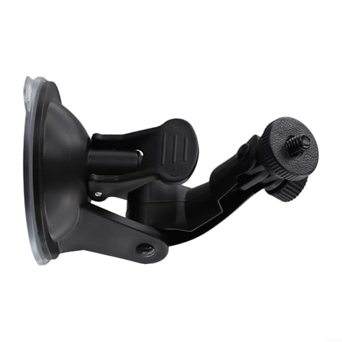 Auto-DVR-Halterung mit Saugnapf für Hero 3+/3/2/Action Cam, verstellbare um 360 Grad drehbare Halterung, ABS-Material, schwarz