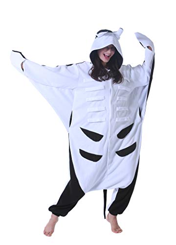 ULEEMARK Adulte Unisexe Onesie Animaux Cosplay Pyjamas Halloween Costume De Carnaval Raie Manta-S(148-155CM)