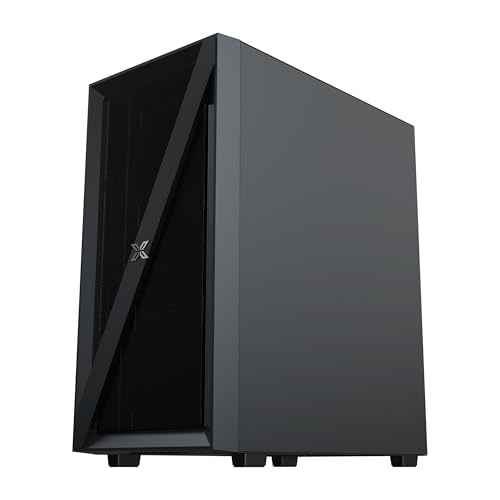 Xigmatek Blade Arctic ATX Gaming Case Mid-Tower with ARGB Support & USB 3.0-Black