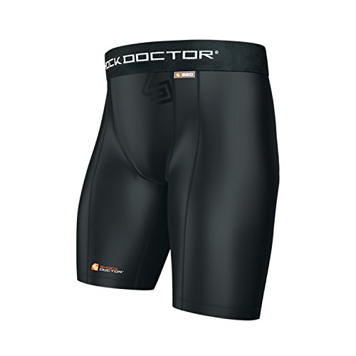 Shock Doctor ファウルカップ サポーター コアコンプレッションショーツCP 220 ブラック XXL ウ