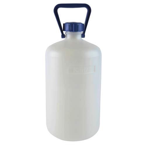 Carboy, Narrow Mouth, Heavy Walled HDPE, with O-Ring, 10L