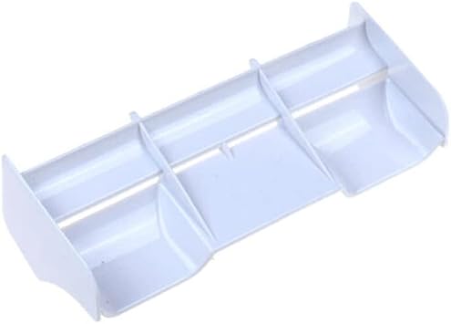 NORMICHIC RC Competition-Class Tail Wing For 1/8 Scale Nitro Electric Powered Off-Road Racing Buggy Truck, RC Frame Tail Wing Upgrade Part White