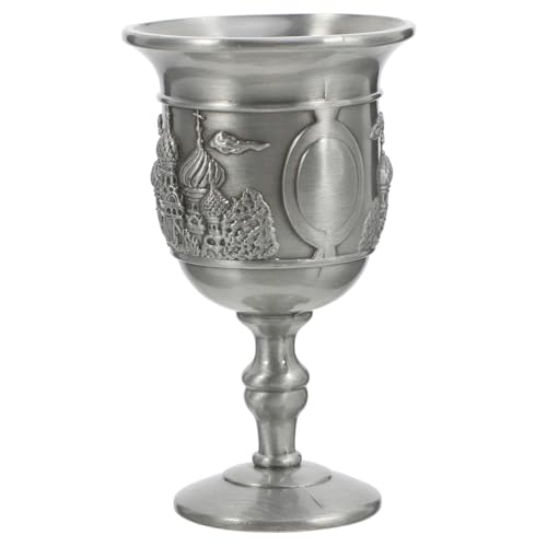 Ciieeo Goblet Cup Artistic Drinking Chalice for Home Decor Unique Vintage Style Beer and Wine Mug and Craftsmanship