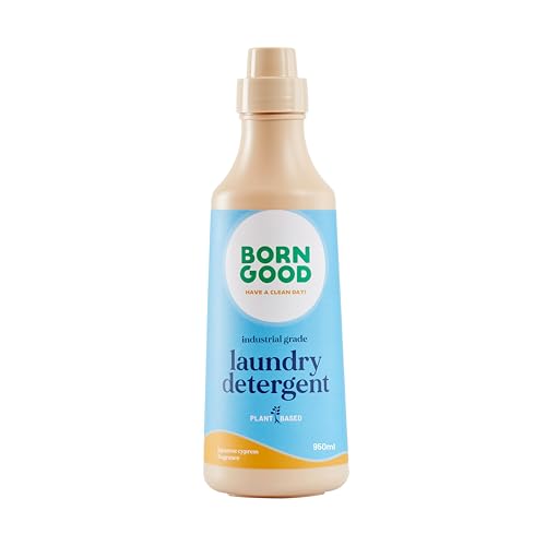 Image of Born Good Plant Based Japanese Cypress Fragrance Laundry Detergent, Biodegradable, Non-Toxic And Eco-Friendly - 950ml (Pack of 1)
