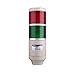 MT8C2BL-RG, Stack Tower Light, 85mm Red/Green Color 2 Stack, Steady/Flash, Pole mounting Beige Body, 25