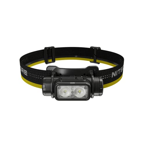 Lampe frontale 1400 lumens Nitecore NU50 rechargeable haute capacité avec câble