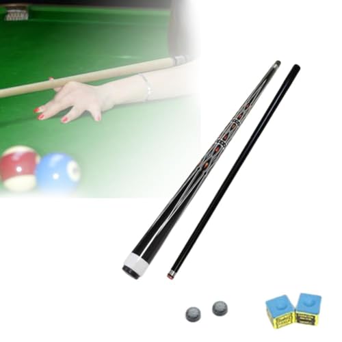 Taco de billar profesional de fibra de carbono de 142.2 cm con extensión telescópica, palo de billar para bar, casa, snooker, tamaño de punta de 9,8 mm