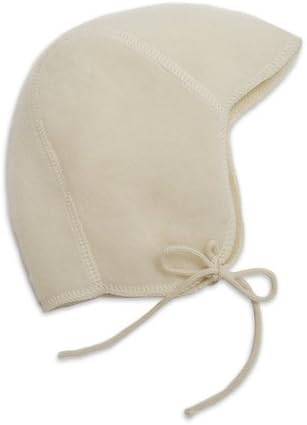 LANACare Baby Hat - Newborn Hats for Girls or Boys - Natural White, 50