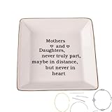 Genérico Joyero - Organizador Multifunción Cuadrado | Bandeja de Cerámica para Joyería | Para Almacenamiento de Pendientes Pulseras Collares Barrettes Tocador Mesa de Noche