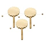 Rasseltrommel – die kleine und dekorative rasseltrommel ist einfach und bequem zu verwenden und bei nichtgebrauch leicht zu verstauen, diy-holzinstrument