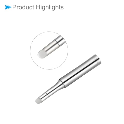 Image of Soldering Iron Tips, 4x6.5mm 900M-T-3C, Solder Tips Fine Soldering Gun Replacement Solder Welding - (Applications: for Soldering Irons Soldering Station), 10 Pieces