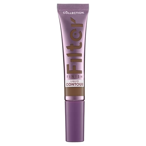 Collection Cosmetics Filter Finish Liquid Contour Wand, Sculpting and Bronzing, Tan, Vegan