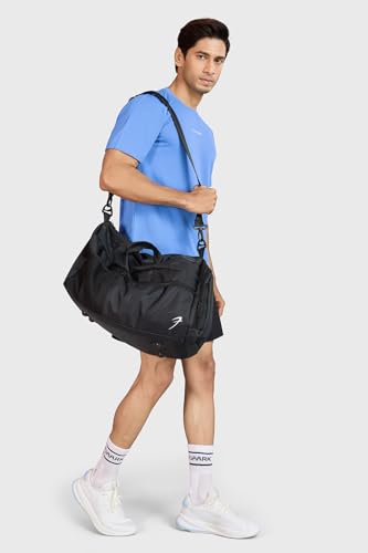 Image of FUAARK Men Solid Slim Fit Polyester Gym & Running Wear Tshirt