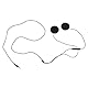 Ejoyous Motorrad-Helm-Headset, Helm-Kopfhörer Helm-Lautsprecher Motorrad-Helm-Headset-Lautsprecher-Unterstützung Freisprechen mit 3,5 mm Stecker 1,2 m Kabellänge