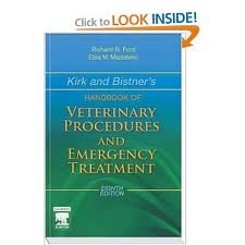 Image of Kirk and Bistner's Handbook of Veterinary Procedures and Emergency Treatment 8th (eighth) edition Text Only