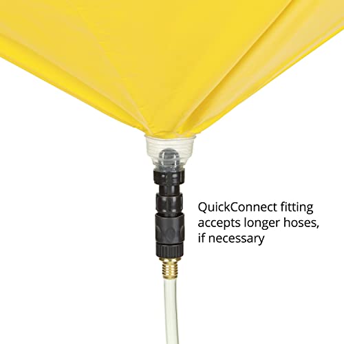 New Pig Umbrella-Style Roof Leak Diverter Tarp Kit - 48.5" X 48.5" - Yellow - Tls903-Yw #TOP7