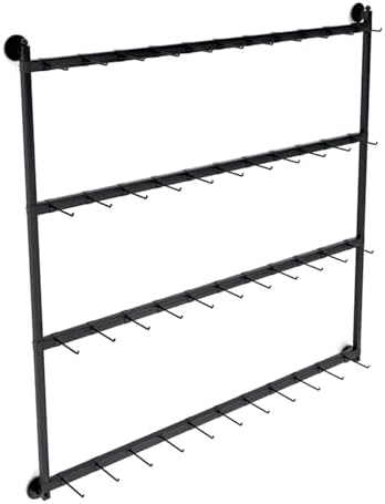 Wall-Mounted Jewelry Organizer & Display Stand, Metal Hanging Holder for Retail, Space-Saving Storage Solution for Necklaces, Earrings, and Accessories