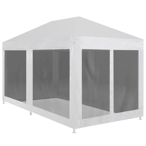 Xichuzi Carpa de Celebraciones con 6 Paredes de Malla, Pergola Jardin Exterior, Cenador, Carpas para Terraza, Carpa Jardin Exterior, 6x3 m