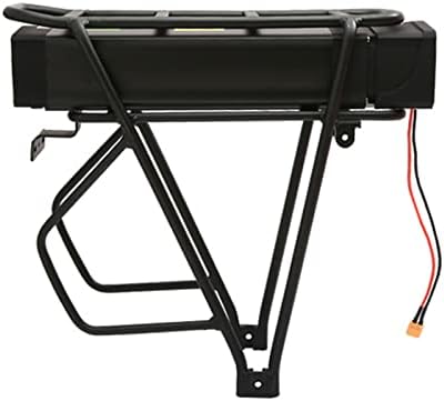 Joubi 48V Rear Rack E-Bike Battery Electric Bike Batteries Mountain Ebike Battery Luggage Rack Battery Electric Bike Li-ion Battery Pack with Rack,12ah