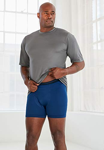 KingSize Men's Big & Tall Performance Flex Boxer Briefs4