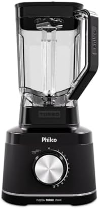 Liquidificador Philco 1500W 12 velocidades 3,1L Facas com 6 Lâmin...