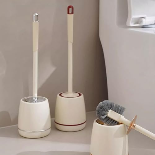 Brosse de toilette avec support à séchage rapide et tête ronde anti-odeur - 6