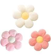 CANGHI Flower Pillow - 3 Pcs Flower Shaped Throw Pillow 15.7'' Cute Daisy Flower Pillow Flower Se...