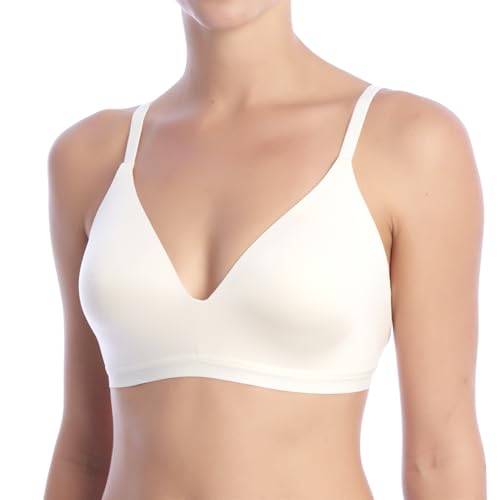 Sloggi Damen Wow Comfort 2.0 P Padded BH, Ecru White, S