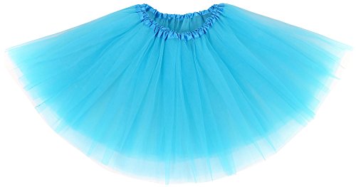 Jupe tutu en tulle bleu ciel femme pour déguisement et mode été