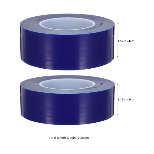 BETOOKY 2 rollos Cinta Protectora Azul para Rines miniatura 2