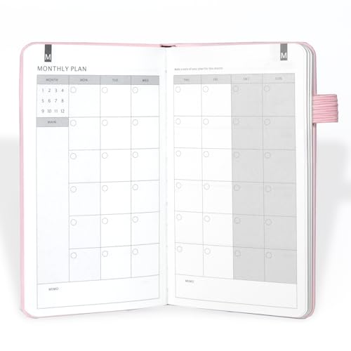 Image of Kitabby VIVID A6 Weekly Planner & A7 Notebook Combo - Navy Blue