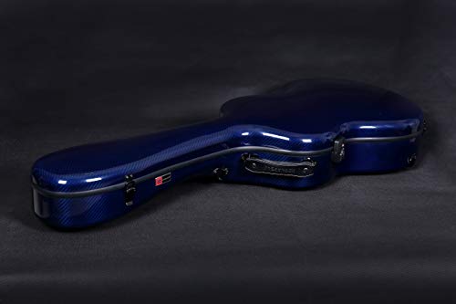 Crossrock Dreadnought Acoustic Guitar Flight Case, 100% Carbon Fiber Hard Shell With Backpack And Protective Cover(Crf6020Dnvbl) #TOP5