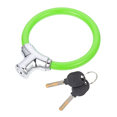 BESTonZON 1Set Security Bike Lock Compact Theft Chain Lock for Bicycles Electric Bikes and Lawn Mowers with Keys and Scratch Design Convenient