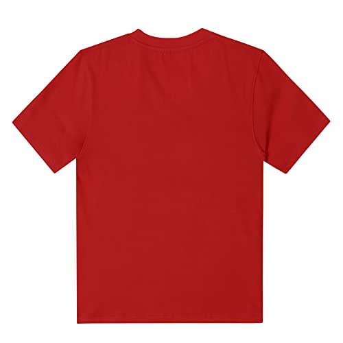 Image of Kidsville Captain America Printed Regular Fit Red Cotton Boy's T-Shirt