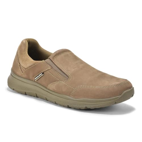 Image of Woodland Dubai Khaki Casual Slip-on Shoes - Premium Stylish Trendy Fashion Footwear, Comfortable & Durable Design, Perfect, Casual Outings, Office, Lightweight Shoes