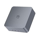 Beelink EQR7 Mini PC, AMD Ryzen 7 7735HS(8C/16T, Up to 4.75GHz), Mini Computer 24G LPDDR5 RAM 1TB NVMe PCIe4.0 SSD, Micro PC 4K@60Hz Dual HDMI Display Built in Power Supply/WiFi6/BT5.2/1000Mbps