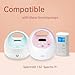 PumpMom-us Breast Pump Parts for Spectra, Replace Duckbill Valves Tubes Backflow Protector Membrane for Spectra S1 S2 9 Plus Breastpumps