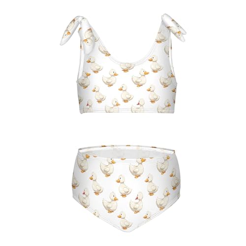 Ducks Girls Two Piece Tankini Swimsuits Summer Bathing Suit Beach Swimwear Set